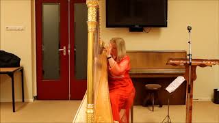 Harpist Regina Ederveen plays Peacemedley [upl. by Frohne119]