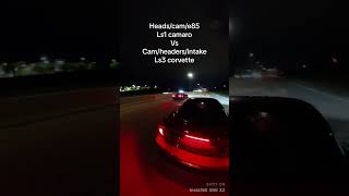 Heads cam ls1 camaro vs cammed ls3 c6 corvette [upl. by Morena]