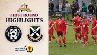 Penicuik Athletic 06 Pollok  Scottish Gas Scottish Cup First Round Highlights [upl. by Eppesiug]