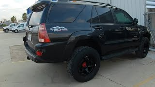 Toyota 4Runner 4th Gen leveling kit part 2 the easier way to lift the rear [upl. by Scheld774]