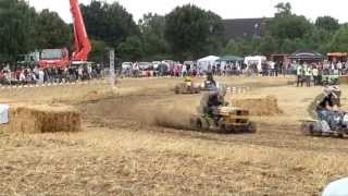 Rasenmäherrennen Waltrop 01092013 Lawnmower race in Waltrop Germany [upl. by Giesecke]