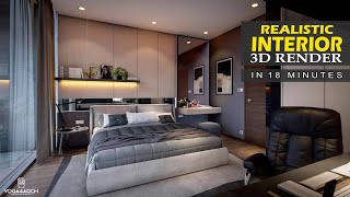 LUMION 10 RENDERING EXPERT SERIES13 BEDROOM [upl. by Nileve]