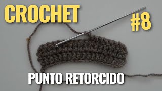 Crochet PUNTO RETORCIDO explicación fácil [upl. by Rikki]