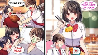 Manga Dub I saved my crushs younger brother from a car accident and RomCom [upl. by Leamiba]