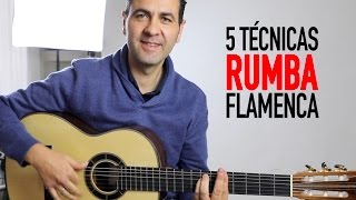 5 Mejores Técnicas para tocar Ritmos de RUMBA FLAMENCA fácil y rápido Jerónimo de Carmen [upl. by Salguod]