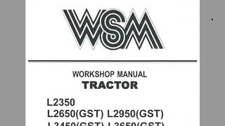 Kubota L2350 L2650 L2959 L3450 L3650 Tractor Service Repair Manual PDF [upl. by Merari]