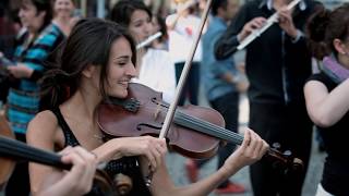 Mozart flashmob in Prague by Azerbaijan Student Network [upl. by Codie75]