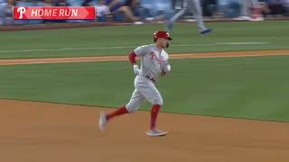 Rhys Hoskins 3run Home Run 10142022 NLDS Game 3 [upl. by Ettezel813]