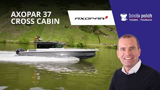 Axopar 37 Cross Cabin Adventure II  Aircon Lithium JPO und vieles mehr [upl. by Atinauq]