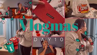 Vlogmas Day 10  Curly Hair Refresh Casetify Unboxing amp DIY Facial [upl. by Akenn457]