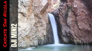 Cascate San Nicola Casteldaccia Bolognetta provincia di Palermo Sicily Immagini Drone DJI Mini2 [upl. by Ecallaw]