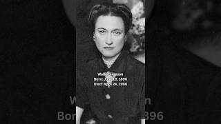 Wallis Simpson Was The Wife Of Former King Edward VIII🕊️wallis duke fy shorts history love [upl. by Kreg108]