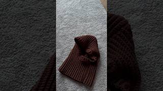 Crochet balaclava with me🫶 crochetting crochetbalaclava crochethat [upl. by Bill]