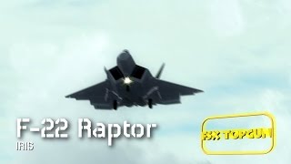 FSX IRIS F22 Airforce Series – Raptor Driver arriving AFB Spangdahlem [upl. by Sidra932]