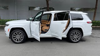 The New Jeep Grand Cherokee Luxury SUV 4x4  7 Seats  Interior And Exterior Show [upl. by Rutan335]