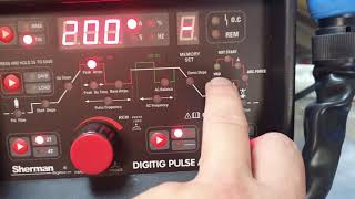 Digitig Sherman TIG AC DC 200GD [upl. by Nirrak]