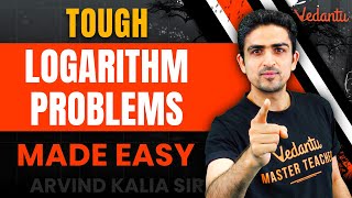 Tough Logarithm Questions Made Easy  Class 11 Maths  JEE 2024  Arvind Kalia Sir  Vedantu JEE [upl. by Cypro874]