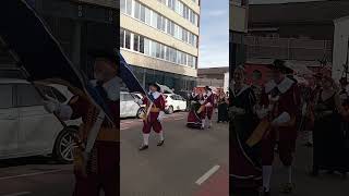 Sint Lambertus Helden tijdens het Oktoberfest in Sittard [upl. by Desdamonna]