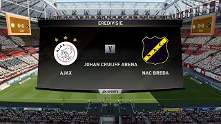 FIFA 19 Ajax vs NAC Breda Gameplay Eredivisie [upl. by Veronike]