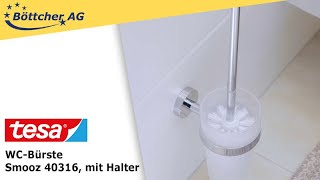 Tesa Smooz 40316 WC Bürste mit Halter [upl. by Starlene]