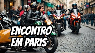 Concentração de motards em Paris [upl. by Christabella889]