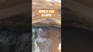 Fascinating caves in Benagil 🌊🐚 benagil algarve benagilcave cave portugal travel fyp beach [upl. by Ahsilac621]