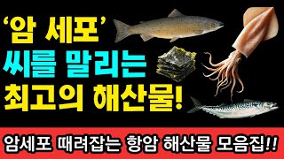 해산물 좋아하는 암환자 주목 암세포 때려잡는 최강의 항암 해산물들 I 니시노 호요쿠 I 암이 사라지는 식사 I 암 억제 식품사전 [upl. by Frodin]