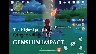 GENSHIN IMPACT  The highest point of Qingce village THE CHI OF GUYUN PUZZLE [upl. by Frazer]