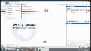 WebEx Tutorial 4  How to Present in WebEx [upl. by Cortie]