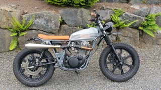 Yamaha SR500 Custom Scrambler 1978 [upl. by Candra505]