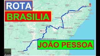 Rota Brasília  João Pessoa  Dezembro de 2023  Atualizada [upl. by Orly]