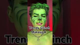 ♡ Trendy Grinch Makeup trending makeupshortviral ytshorts ytviral grinchmakeup ontrip11111 [upl. by Retloc]