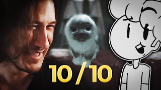 Reacting to Markiplier playing my IRON LUNG amp FNAFinspired game [upl. by Yole752]