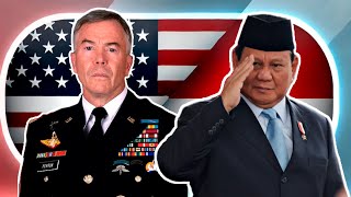 General Bryan P Fenton meets Prabowo Subianto in Jakarta usscom usmilitary [upl. by Aney]