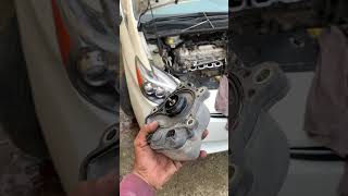 Prius 2012 engine coolant pump stuck off malfunction fix foryou toyotapriusprime toyotaparts [upl. by Chlores]