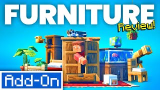 The BEST FURNITURE ADDON Brings 1000 items to Minecraft Bedrock Edition [upl. by Evonne403]