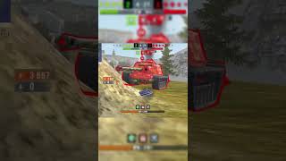 Fv215b  6200 dmg  wotblitzhowtoplayworldoftanksblitzwot halloffamewotblitzworldoftanksblitz [upl. by Notyarb]