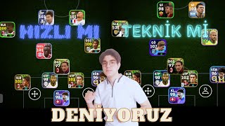 Hız Mı  Teknik Mi  Deniyoruz eFOOTBALL 2024 MOBİL [upl. by Jeggar]