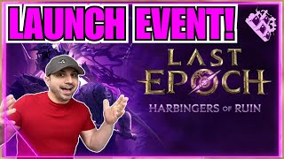 Last Epoch Cycle 2 Update 11 LIVE Starting With Raptor Pack Launch EVENT [upl. by Asim750]