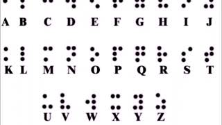 cours 1 de braille japprends les lettres [upl. by Rube]