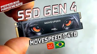 Mais um SSD GEN 4 para PC e PS5 no 1111 Movespeed Black Panther 1TB 7000 MBs estoque BR sem taxa [upl. by Witherspoon]