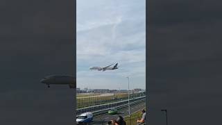 Vistara Boeing 787 landing at Frankfurt Airport [upl. by Anoiek]