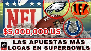 APUESTAS MĆS ATREVIDAS en un SUPER BOWL [upl. by Raybin]