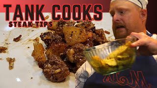 Tank Cooks Air Fryer Steak Tips and Potatoes [upl. by Mail]