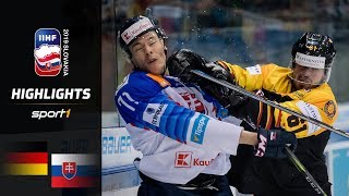 DEBTeam mit Comeback Deutschland – Slowakei 32  Highlights  IIHF EishockeyWM 2019  SPORT1 [upl. by Aynekal]