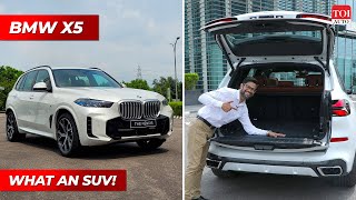 New BMW X5 First look More powerful and smarter  TOI Auto [upl. by Helprin]