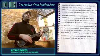 Little Boxes  ukulele tabs amp lyrics LIVEQUEST 6 [upl. by Sivi]