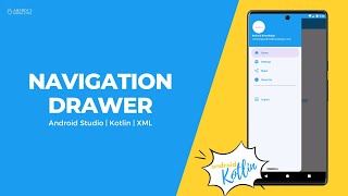 Navigation Drawer in Android Studio using Kotlin  Explanation [upl. by Francis]