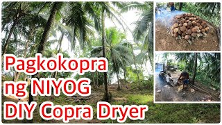 Pagkokopra ng NIYOG DIY Copra Dryer [upl. by Oakes]