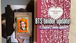 BTS Binder Update FtChapter2 binder updates and more❤️ March 2024 [upl. by Tristram398]